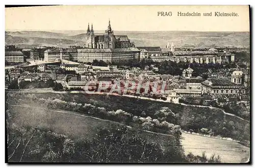 Cartes postales Prag Hradschin und Kleinseite