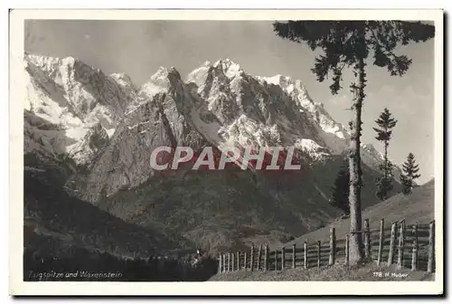 Cartes postales Zugspitze und Waxenstein