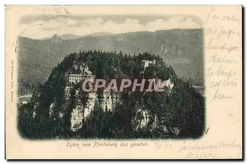 Cartes postales Oybin vom Pferdeberg aus gesehen