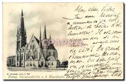 Cartes postales Evang Garnisokirche a d Hasenhaide