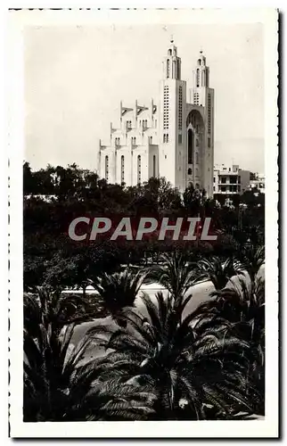 Moderne Karte Casablanca Eglise du Sacre Coeur