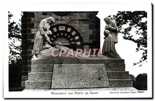 Cartes postales Monument Aux Morts de Royat