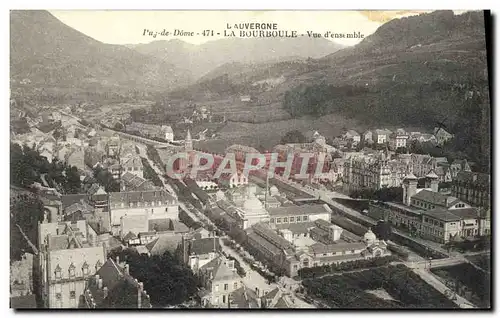 Cartes postales L&#39Auvergne La Bourboule Vue d&#39ensemble