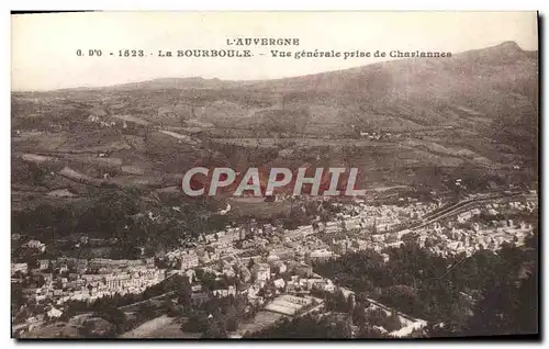 Cartes postales L&#39Auvergne La Bourboule Vue Generale prise de Charlannes