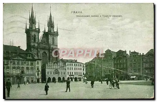 Cartes postales Praha Staromestske namesti Tynskym chramem