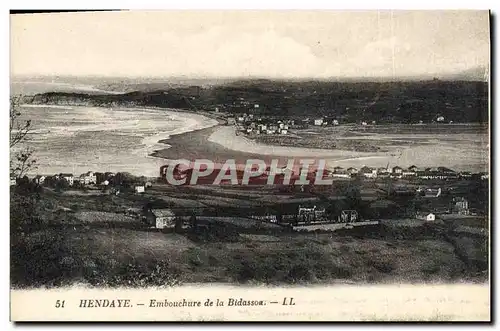 Cartes postales Hendaye Embouchure de la Bidassoa