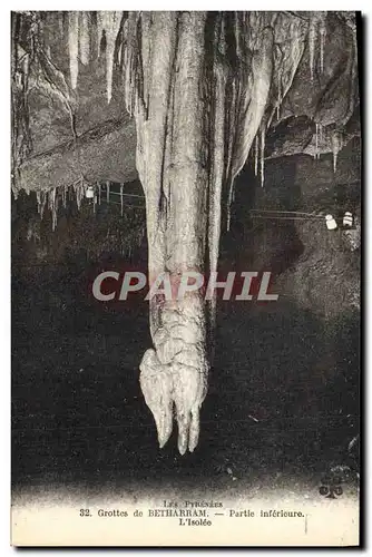 Cartes postales Grottes de Betharram Partie inferieure L'Isolee