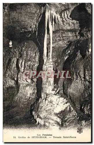 Ansichtskarte AK Grottes de Betharram Torsade Saint Pierre