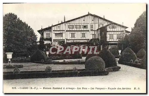 Ansichtskarte AK Cambo Maison Rostand a Arnaga Les Buis Les Vasques facade des Jardins