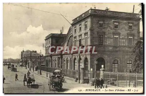 Cartes postales Bordeaux La Gare d'Orleans