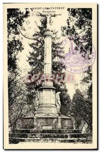 Ansichtskarte AK Saint Leu Taverny Monument du prince de Conde