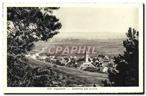 Cartes postales Riquewihr Echappee sur la Cite