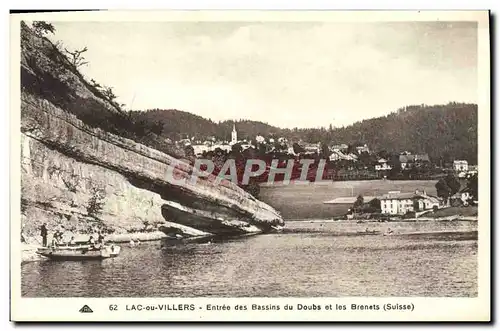 Cartes postales Lac ou Villers Entree des Bassins du Doubs et les Brenets