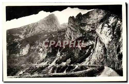 Cartes postales Route du Col d&#39Aubisque La sortie du tunnel de la Roche Bazen