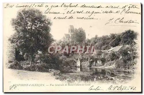 Cartes postales Environs d&#39Alencon Vue Generale de Saint Ceneri le Gerei