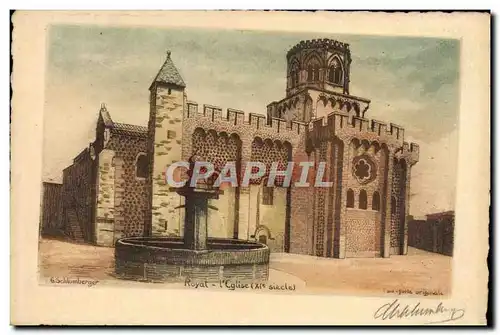 Cartes postales Royat l&#39Eglise