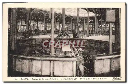 Cartes postales Vichy Source de la Grande Grille