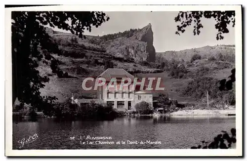 Ansichtskarte AK L&#39Auvergne Le Lac Chambon et la Dent du Marais
