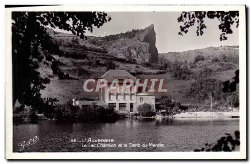 Cartes postales L&#39Auvergne Le Lac Chambon et la Dent du Marais