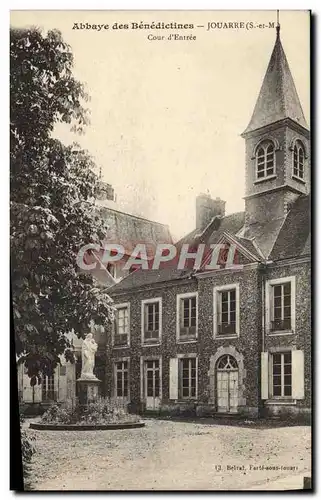 Cartes postales Abbaye Des Benedictines Jouarre Cour d&#39Entree