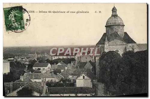 Ansichtskarte AK Provins Dome St Quiriace Et Vue Generale