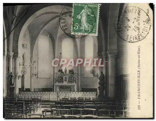 Cartes postales Franconville Interieur De l&#39Eglise