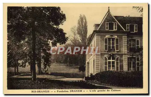Cartes postales Ris Orangis Fondation Dranem L'Aile Gauche Du Chateau