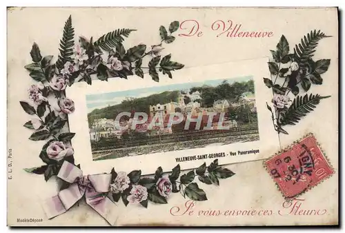 Cartes postales Villeneuve Saint Georges Vue Panoramique