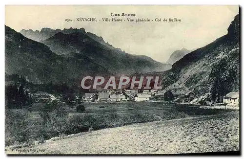 Cartes postales Les Alpes Nevache Ville Haute Vue Generale Col De Buffere
