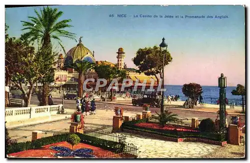 Ansichtskarte AK Nice Le Casino De La Jetee Et La Promenade Des Anglais