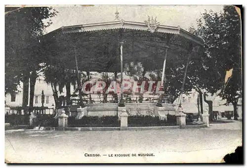 Ansichtskarte AK Cannes Le Kiosque De Musique