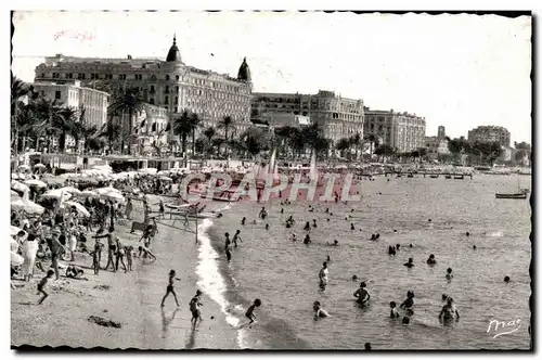 Cartes postales moderne La Cote d&#39Azur Cannes La Croisette