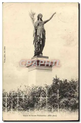 Cartes postales Statue de Philomene ARs