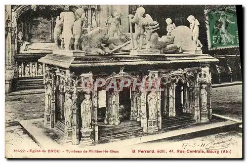 Cartes postales Bourg Eglise de Brou Tombeau de Philibert le Beau