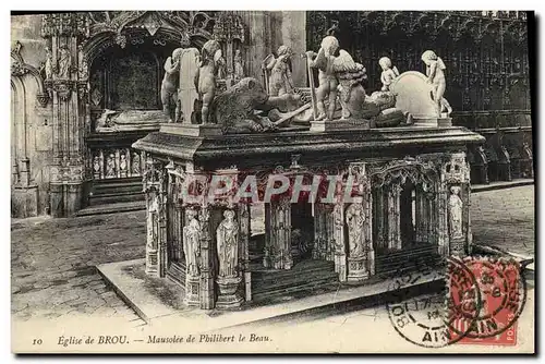 Cartes postales Bourg Eglise de Brou Mausolee de Philibert le Beau