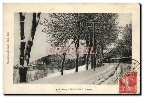 Cartes postales Route d&#39Hauteville a Lompnes