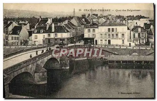 Cartes postales Chateau Thierry Quai des Baigneuses