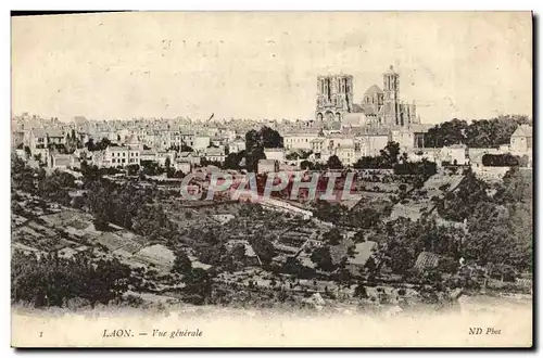 Cartes postales Laon Vue generale