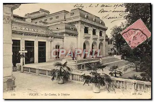 Cartes postales Vichy Le casino Le theatre