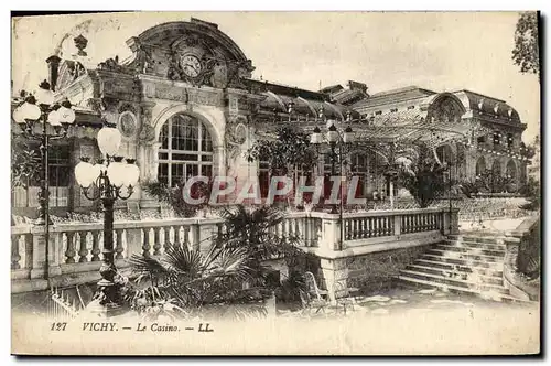 Cartes postales Vichy Le casino