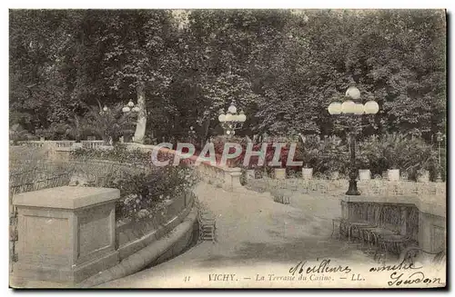 Ansichtskarte AK Vichy La terrasse du casino