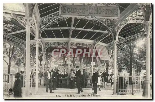 Cartes postales Vichy Source de l&#39hopital