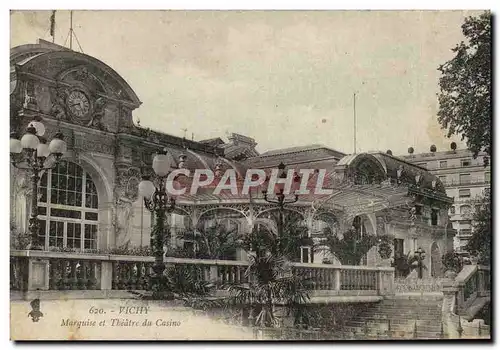 Ansichtskarte AK Vichy Marquise et theatre du casino