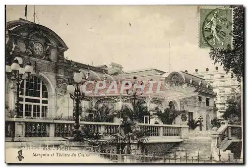 Ansichtskarte AK Vichy Marquise et theatre du casino