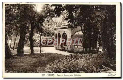 Cartes postales Vichy Parc et Source des Celestins