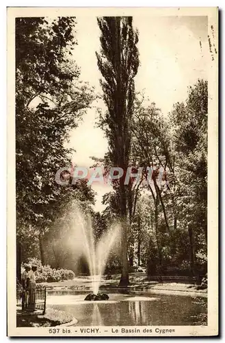 Cartes postales Vichy Le Bassin des Cygnes