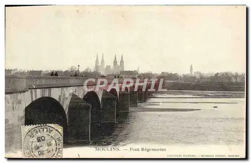 Cartes postales Moulins Pont Regemortes