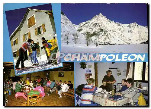 Cartes postales moderne Champoleon Centre Ecole de Ski de Fond Auberge de la Ferme du parc