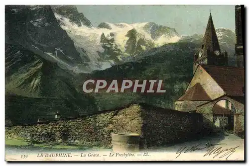 Cartes postales Le Dauphine La Grave Le Presbytere