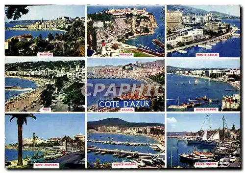 Cartes postales moderne Reflets De La Cote d&#39Azur Cote D&#39Azur